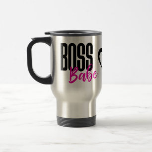 Dame Boss Ondernemer Succes Motivatie Reisbeker