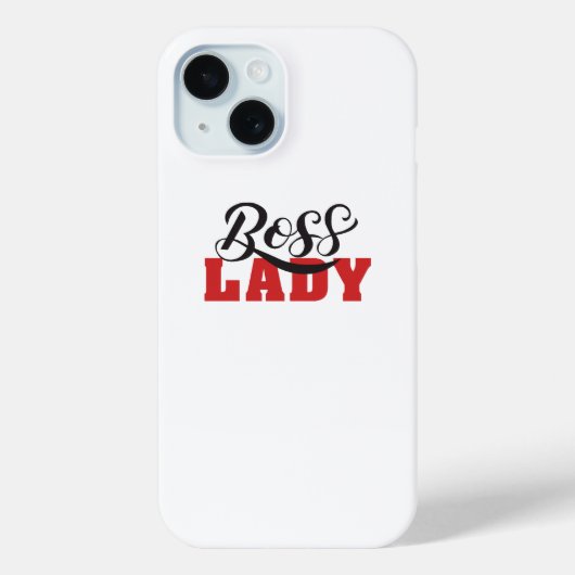 Dame Boss – Sterk Zelfverzekerd Vrouw Ontwerp Case-Mate iPhone Case (Achterkant)