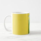 dame bovenaan koffiemok (Links)
