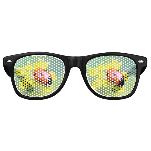 dame bovenaan retro zonnebril (Voorkant)