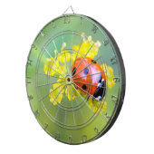 dame bovenop dartbord (Voorkant Rechts)