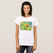 dame bovenop t-shirt (Voorkant volledig)