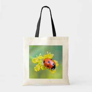 dame bovenop tote bag
