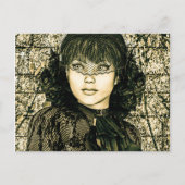  dame briefkaart (Voorkant)