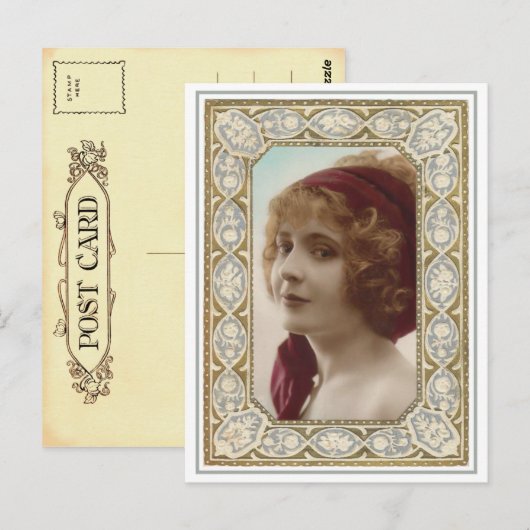 Dame Briefkaarten (Voorkant / Achterkant)