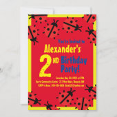 Dame Bug Animal Kind Birthday Party Uitnodigingen (Voorkant)