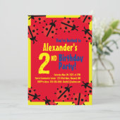 Dame Bug Animal Kind Birthday Party Uitnodigingen (Staand voorkant)