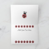 Dame Bug Birthday Kaart (Binnen)