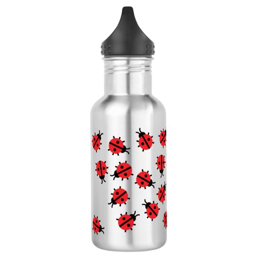 Dame Bug Kinder Water Flacon met naam Waterfles (Links)