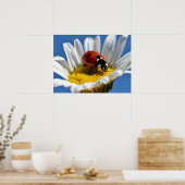 Dame bug op de Muismat van de dagelijkse Mok Poster (Keuken)