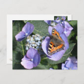 Dame Butterfly 1 Briefkaart (Voorkant / Achterkant)