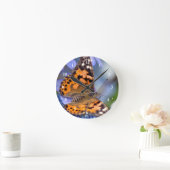 Dame Butterfly Acrylmuurklok Ronde Klok (Huis)