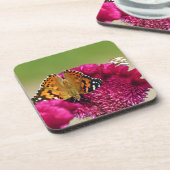 Dame Butterfly Bier Onderzetter (Linkerzijde)