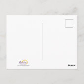 Dame Butterfly Briefkaart (Achterkant)