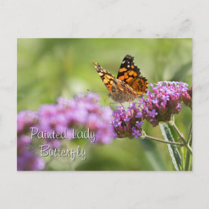 Dame Butterfly Briefkaart
