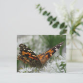 Dame Butterfly Briefkaart (Staand voorkant)