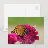 Dame Butterfly Briefkaart (Voorkant / Achterkant)