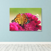 Dame Butterfly Canvas Afdruk (Insitu (Houten vloer))