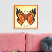 Dame Butterfly Canvas Afdruk (Insitu (Woonkamer))