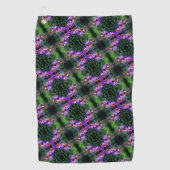 Dame Butterfly, gebilderd op Abstract rooster Golfhanddoek (Voorkant)