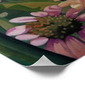 Dame Butterfly-geleiders art 18x24 Poster (Hoek)