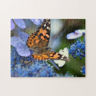 Dame Butterfly Jigzaag puzzle Legpuzzel