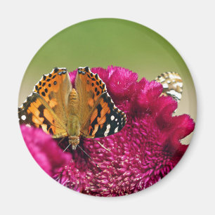 Dame Butterfly Magneet