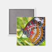 Dame Butterfly Magneet (Voorkant / Achterkant)