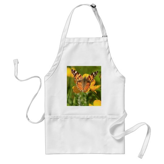 Dame Butterfly Standaard Schort (Voorkant)