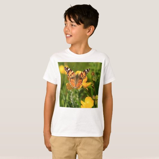 Dame Butterfly T-shirt (Voorkant volledig)