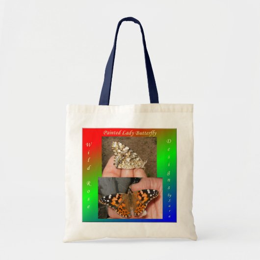 Dame Butterfly Tote Bag (Voorkant)