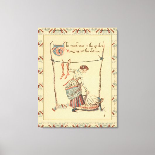 dame canvas afdruk (Voorkant)
