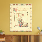 dame canvas afdruk (Insitu (Woonkamer))