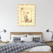 dame canvas afdruk (Insitu (Slaapkamer))
