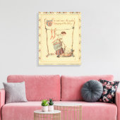 dame canvas afdruk (Insitu (Woonkamer))
