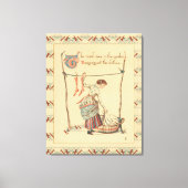 dame canvas afdruk (Voorkant)