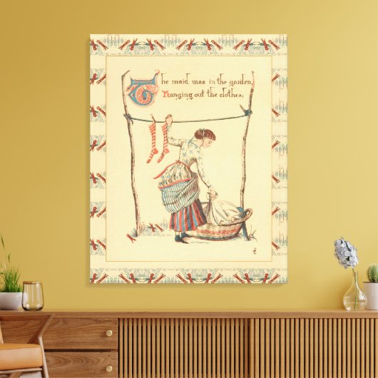 dame canvas afdruk (Insitu (Woonkamer))