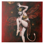  Dame Ceramic Tile Tegeltje (Voorkant)