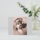  dame Circa 1900 Briefkaart (Staand voorkant)