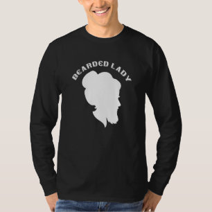 Dame  Circus met een loopborstkas P T-shirt