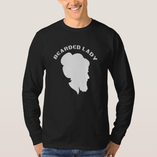 Dame Circus met een loopborstkas P T-shirt (Voorkant)