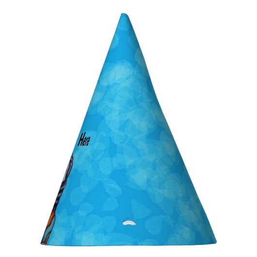 Dame-dag des doods-skelet Cape Aqua blue Feesthoedjes (Rechts)