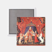 Dame & de Unicorn Magneet (Voorkant / Achterkant)