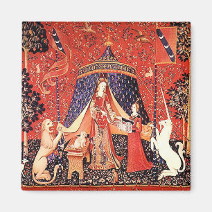 Dame & de Unicorn Magneet