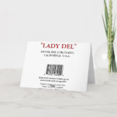 DAME DEL NIEUW JPEC FEESTDAGEN KAART (Achterkant)