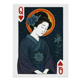 Dame der Herzen – Japan Geisha  Perfect Poster