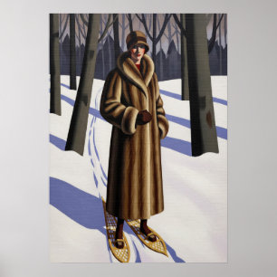 Dame des Montagnes (De dame van de bergen) Poster