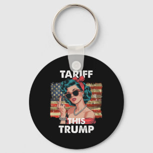 dame die de middelvinger tarief geeft dit sleutelhanger