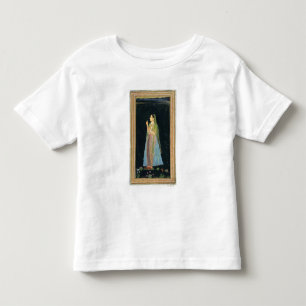 Dame die een bloesem houdt, van het kleine Clive A Kinder Shirts