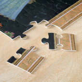 Dame die een bloesem houdt, van het kleine Clive A Legpuzzel (Zijkant)